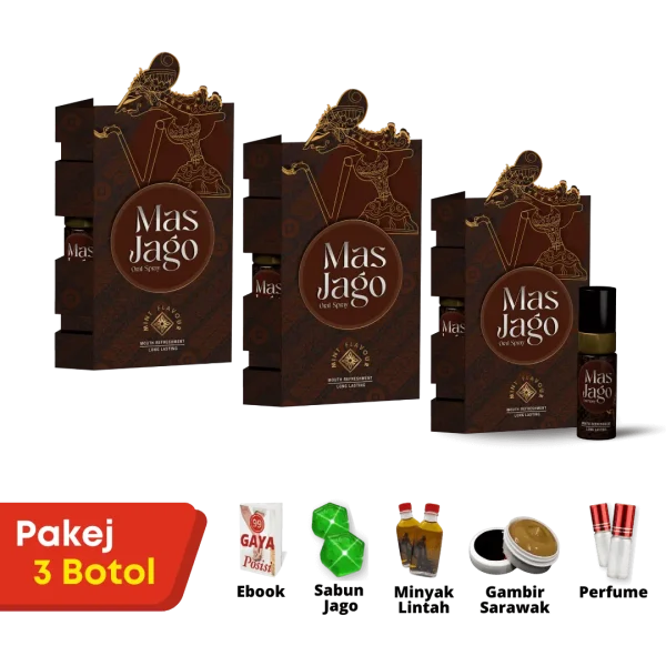 Pakej 3 Botol + 5 Freegift